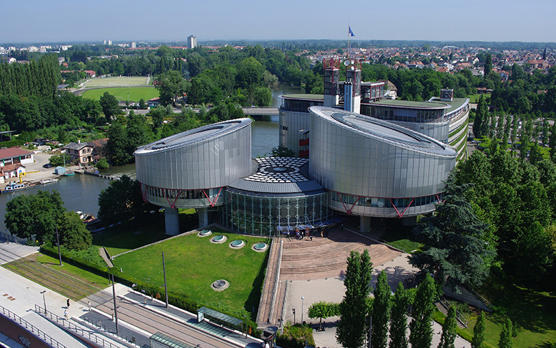 The building of the European Court of Human Rights in Strasbourg